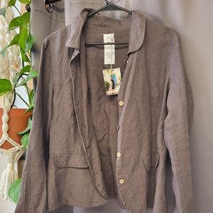 Son de Flor 100% Linen Blazer